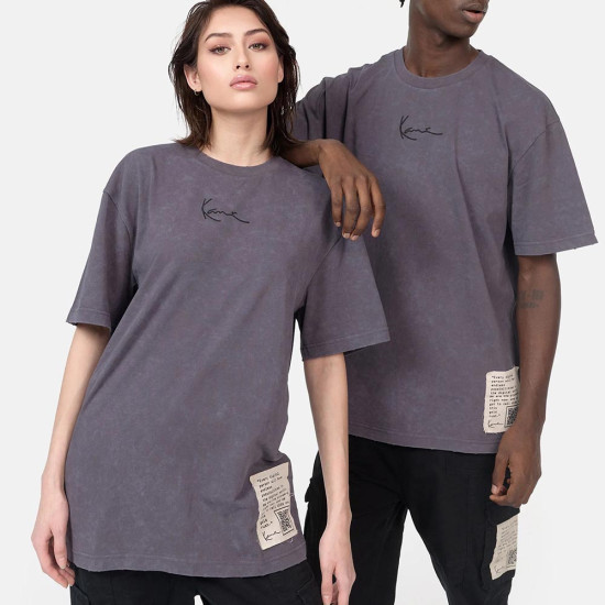 Karl Kani Unisex κοντομάνικη μπλούζα Small Signature Destroyed Tee